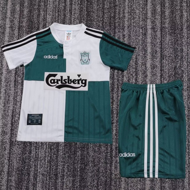 Retro 95/96 liverpool Away kids kit