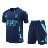 24/25 Arsenal kids Short sleeve Royal Blue training suit