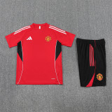 25/26 Manchester United kids Short training suit red