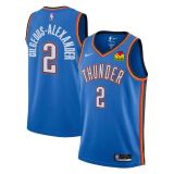 NBA Oklahoma City Thunder  #2 GILGEOUS-ALEXANDER Basketball Jersey