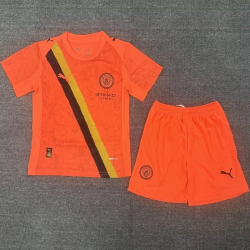 25/26 Manchester City third kids kit
