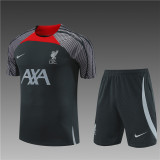 24/25 Liverpool Short sleeve Dark gray training suit