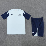 25/26 inter milan short sleeved Adult training kit light gray