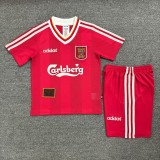 Retro 95/96 liverpool home kids kit