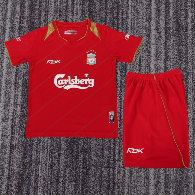 Retro 05/06 Liverpool home kids kit