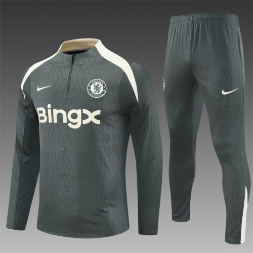 25/26 Chelsea kids training suit Deep Green
