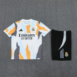 24/25 Real Madrid Short sleeve training suit Camouflage white
