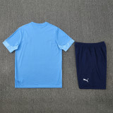 25/26 Manchester City Short sleeve training suit blue