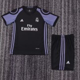 16/17 Retro Real Madrid third kids kit