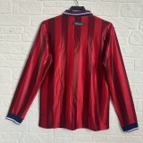 Retro 1998 England Away Long sleeves football jersey