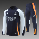 24/25 Real Madrid Adult training suit Royal Blue