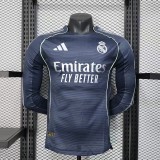 25/26 Real Madrid Away Player Version long sleeves