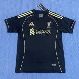 25/26 liverpool black football Jersey
