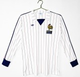 Retro 80/82 France Away Long sleeve football jersey