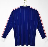 Retro 80/82 France home Long sleeve football jersey