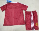 26/27 Manchester United kids kit Clover Joint Edition