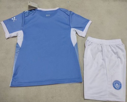 26/27 Manchester City home kids kit