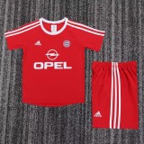 Retro 01/02 bayern munich home kids kit