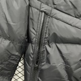 2025-26 Mens PSG Jordan Black Hooded Cotton Coat  CV002 AJ