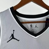 25-26 SA Spurs SOCHAN #10 Grey Top Quality Hot Pressing NBA Jersey