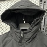 2025-26  NK Black Hooded Cotton Coat  XD9901