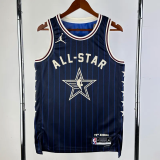 23-24 ALL-STAR HALIBURTON #0 Blue Top Quality Hot Pressing NBA Jersey