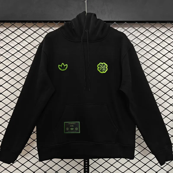 25-26 Celtic Black Hoody 黑色(加绒)
