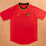 2000 Belgium Home Retro Soccer Jersey