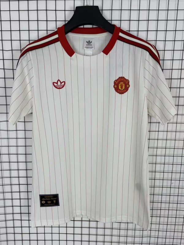 25-26 Man Utd White Special Edition Fans Training shirts