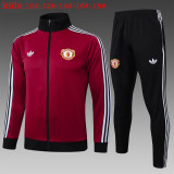 25-26 Man Utd High Quality Kids Jacket Tracksuit