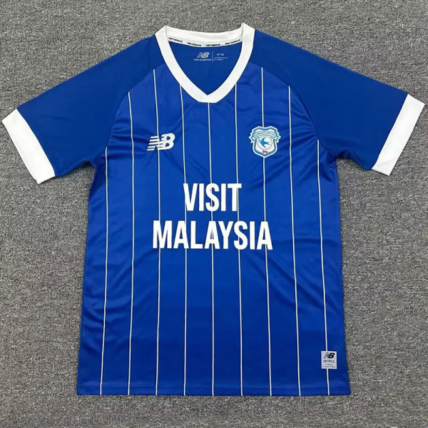 25-26 Cardiff City Home Fans Soccer Jersey 1:1 Thai Quality