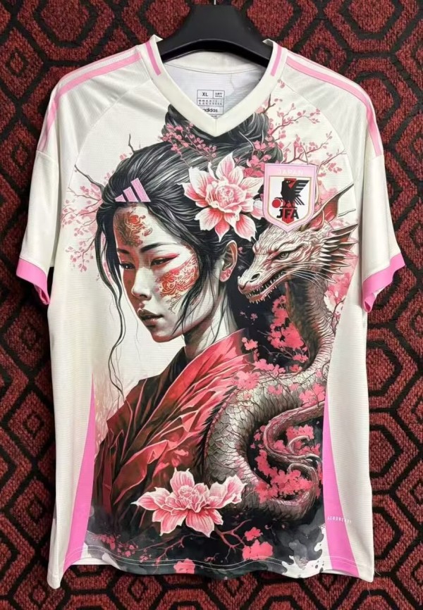 24-25 Japan White Special Edition Fans Soccer Jersey