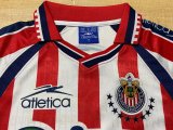 1999-2000 Chivas Home Long Sleeve Retro Soccer Jersey