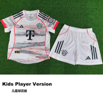 25-26 Bayern Away Kids Player Version Soccer Jersey (球员童装)