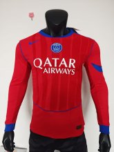 25-26 PSG Third Long Sleeve Player Version Soccer Jersey*长袖球员