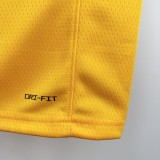 24-25 Lakers O'Neal #34 Yellow Top Quality Hot Pressing NBA Jersey(圆领)