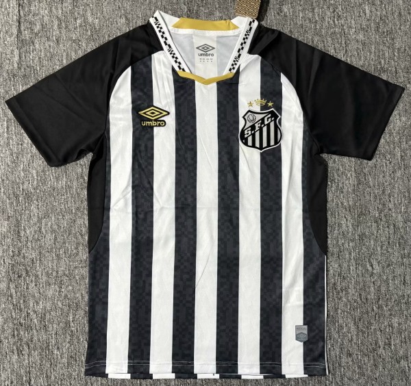 25-26 Santos FC Away Fans Soccer Jersey