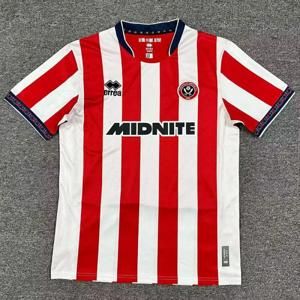 25-26 Sheffield United Home Fans Soccer Jersey 1:1 Thai Quality