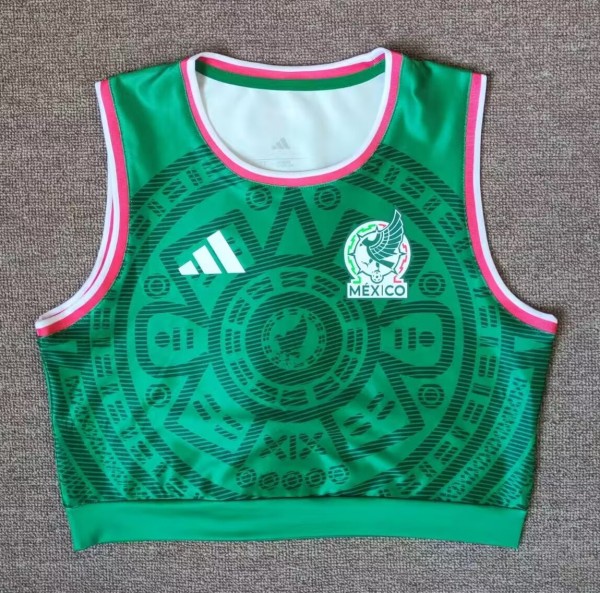 2026 World Cup Mexico Home Women Yoga Vest (女)