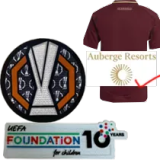 25-26 Roma Home Fans Soccer Jersey*带广告