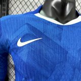 25-26 CHE Home Long Sleeve Player Version Soccer Jersey