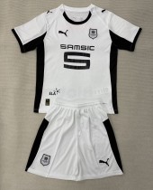 25-26 Stade Rennais Away Kids Soccer Jersey