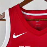 2024 Olympic Game USA LEONARD # 8 Red Basketball Jersey