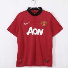 2013-2014 Man Utd Home Retro Soccer Jersey
