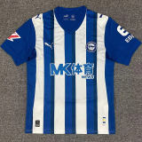 25-26 Alaves Home Fans Soccer Jersey 1:1 Thai Quality