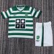2003-2004 Sporting Lisbon Home Kids Retro Soccer Jersey