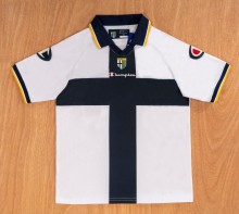2005-2006 Parma Home Retro Soccer Jersey