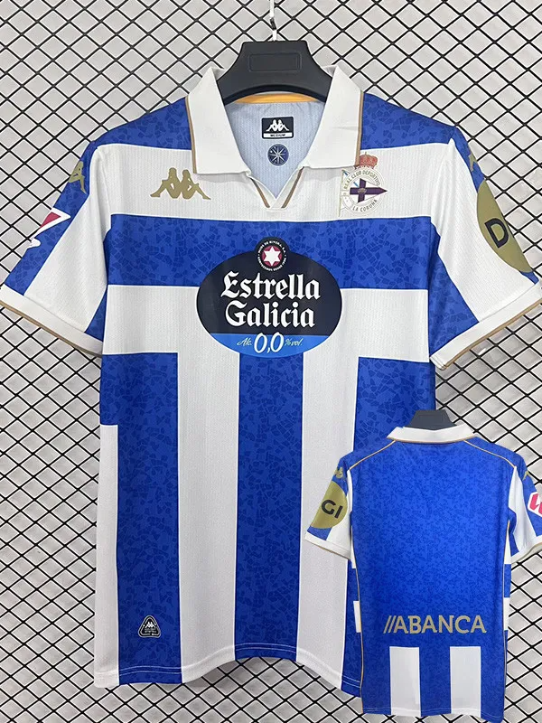25-26 La Coruna Home Fans Soccer Jersey
