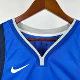 22-23 Dallas Mavericks RUSSELL #5 Blue Top Quality Hot Pressing NBA Jersey(V领)