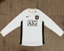 2005-2006 Man Utd Long sleeves Away Retro Soccer Jersey
